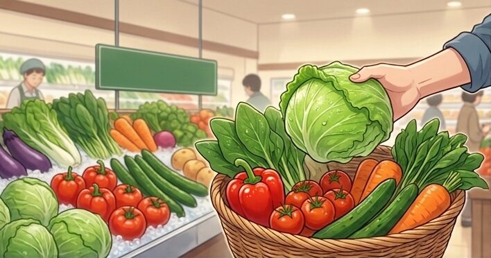 野菜が主役のサラダ