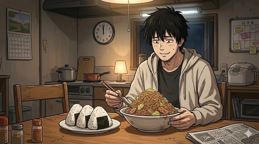 寝る前の食事